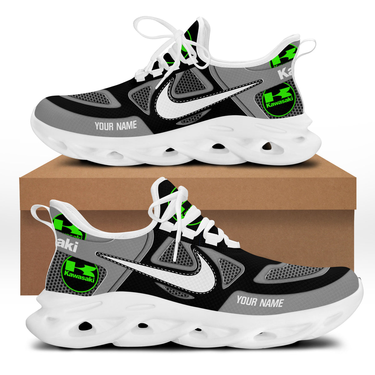 Limited Edition Custom Name Kawasaki BS Running Shoes