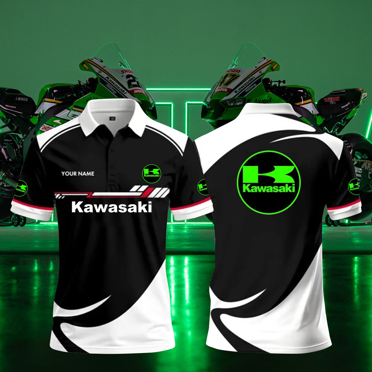 3D All Over Printed KAWASAKI Limited Edition PL15051
