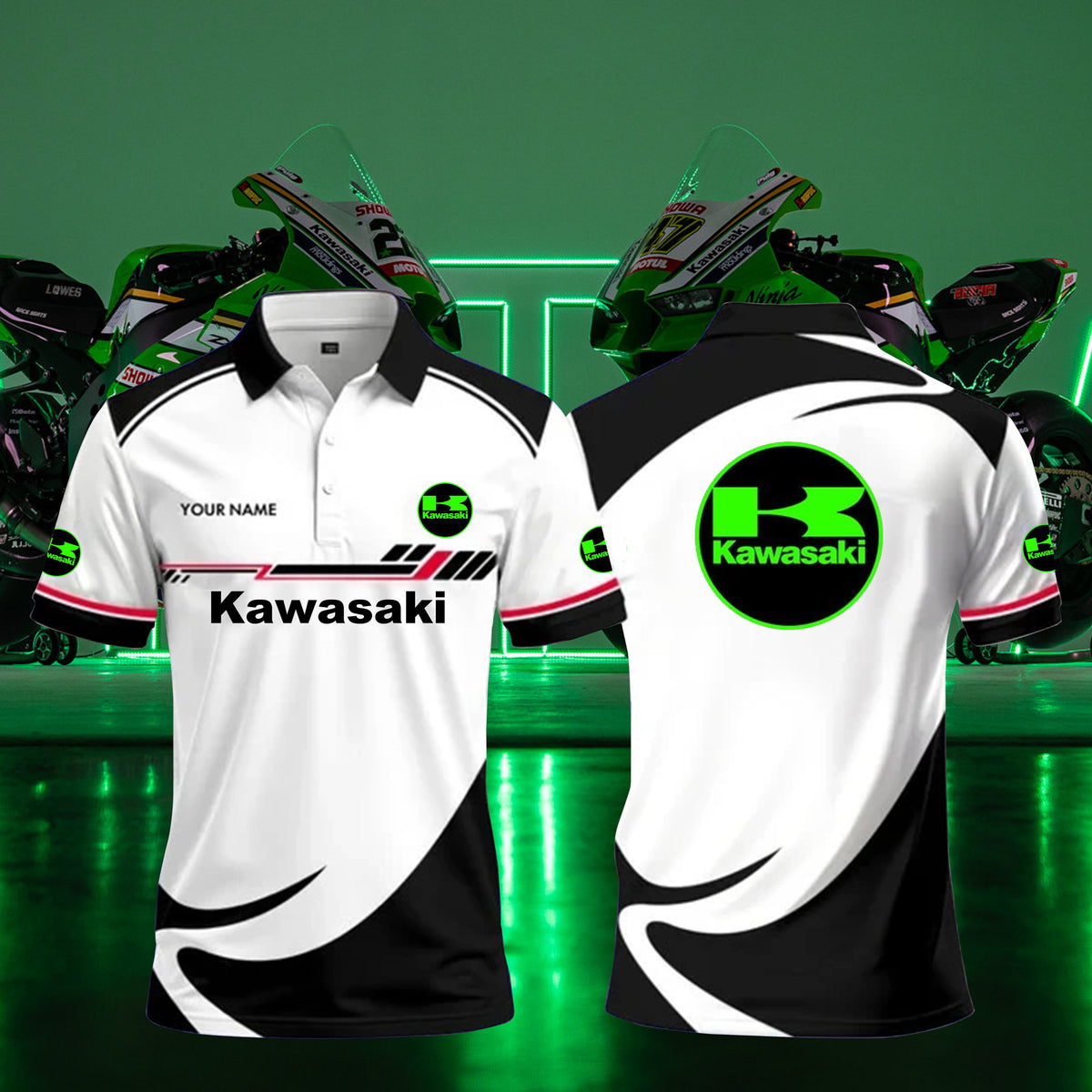 3D All Over Printed KAWASAKI Limited Edition PL15051