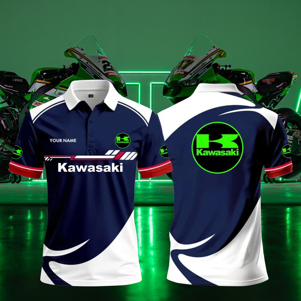 3D All Over Printed KAWASAKI Limited Edition PL15051