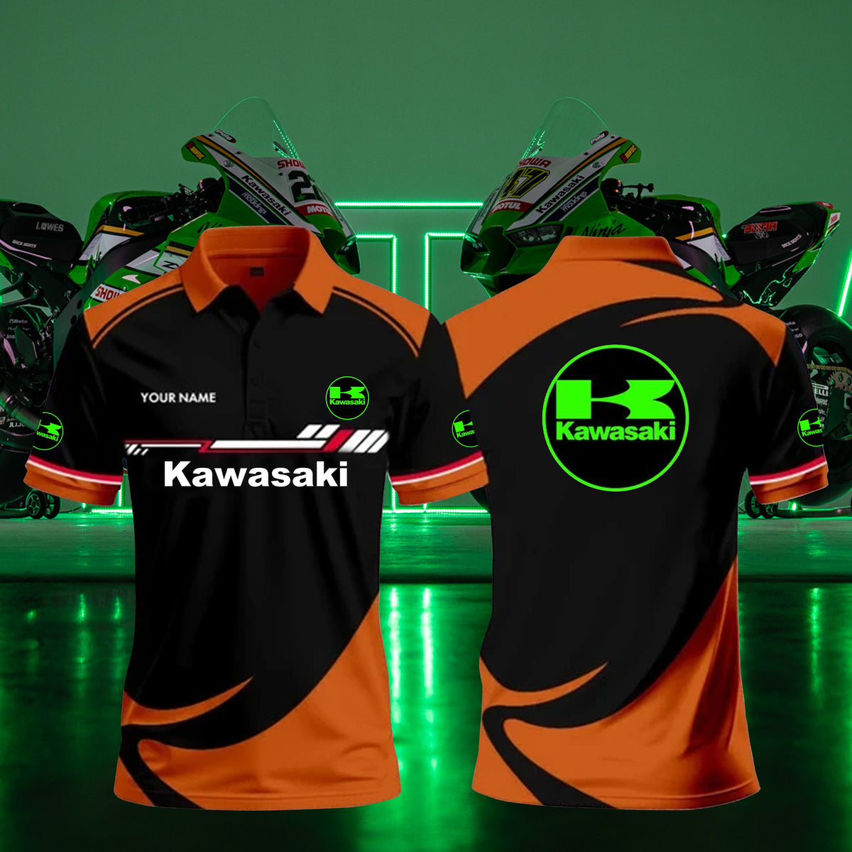 3D All Over Printed KAWASAKI Limited Edition PL15051
