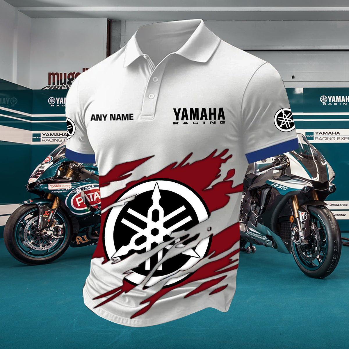 3D All Over Printed Yamaha Racing Limited Edition PL15071