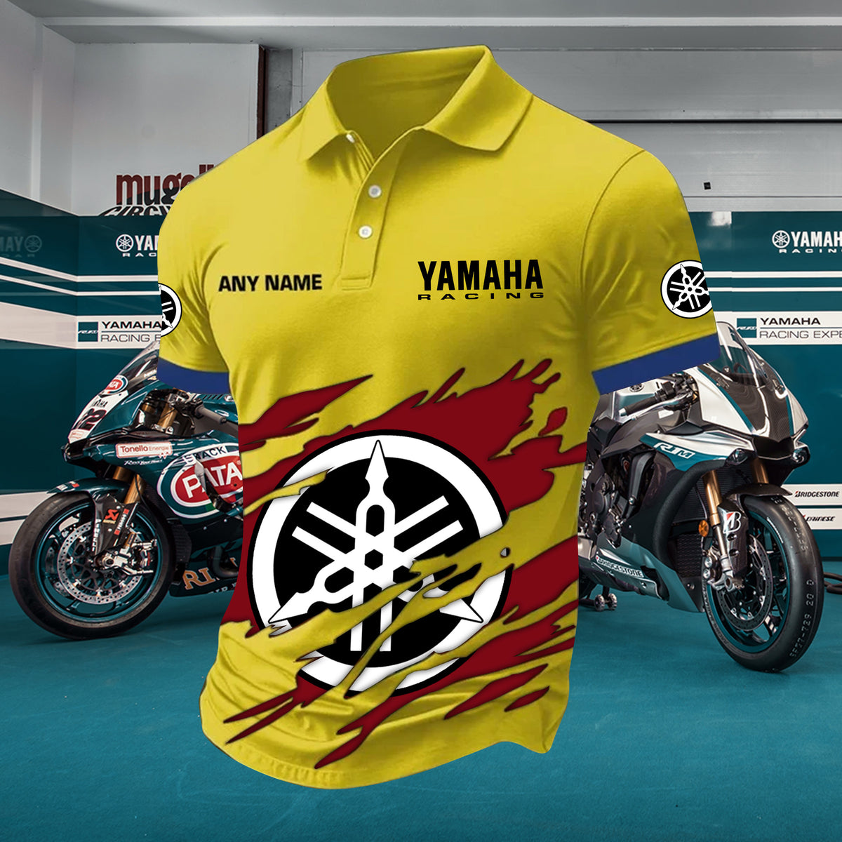 3D All Over Printed Yamaha Racing Limited Edition PL15071