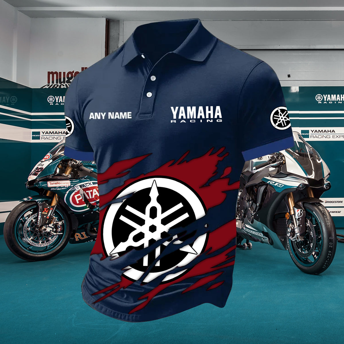 3D All Over Printed Yamaha Racing Limited Edition PL15071