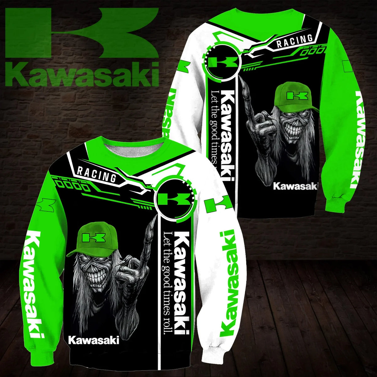 3D All Over Printed Kawasaki Shirt HD24071