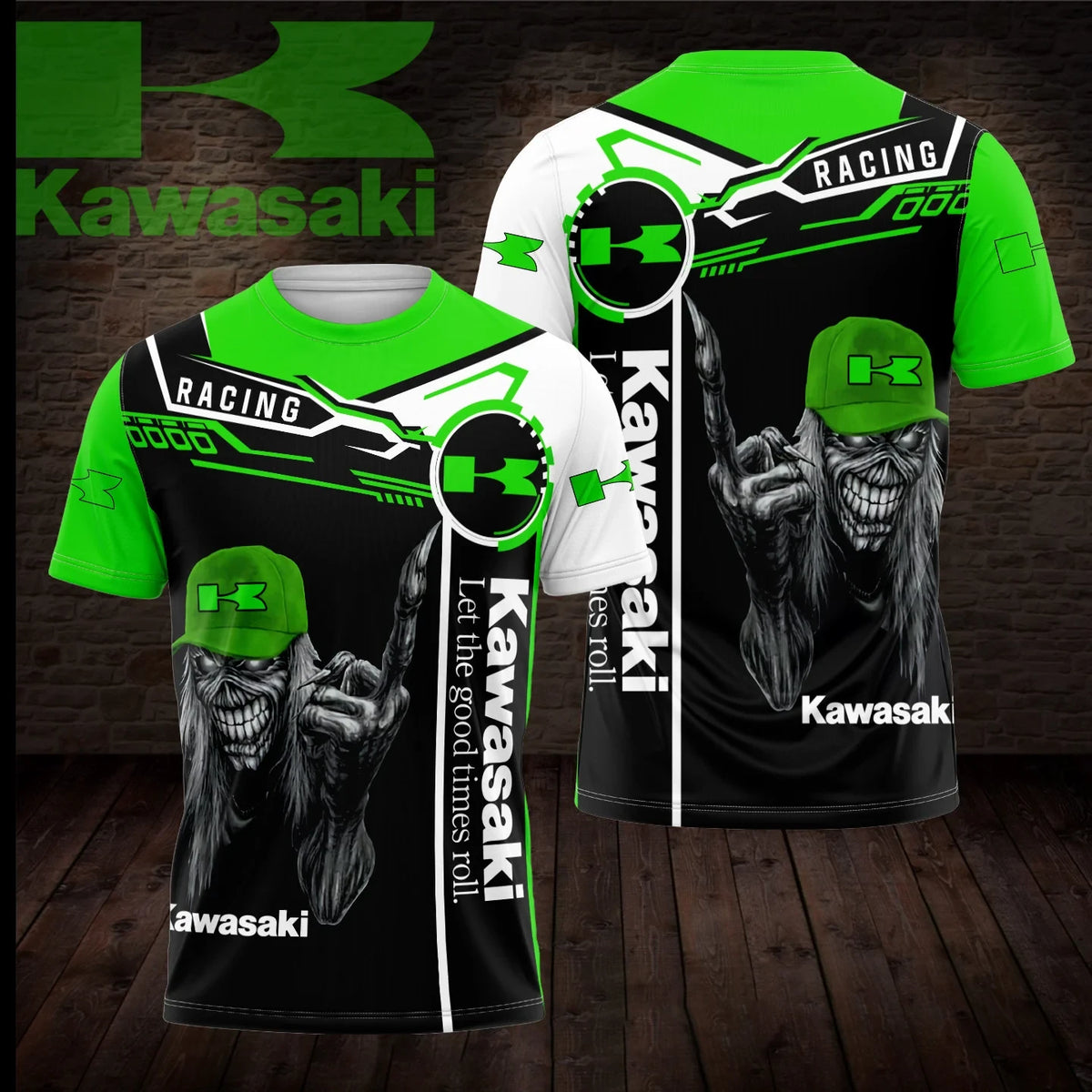 3D All Over Printed Kawasaki Shirt HD24071