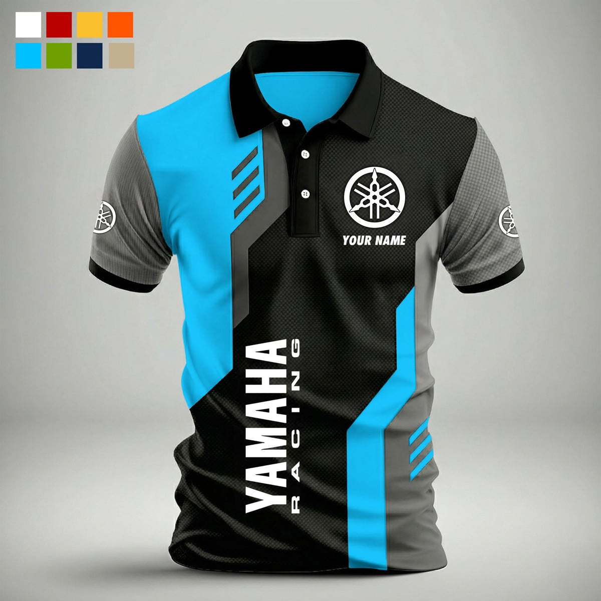 3D All Over Printed Yamaha racing Polo Shirt Limited Edition PL25091