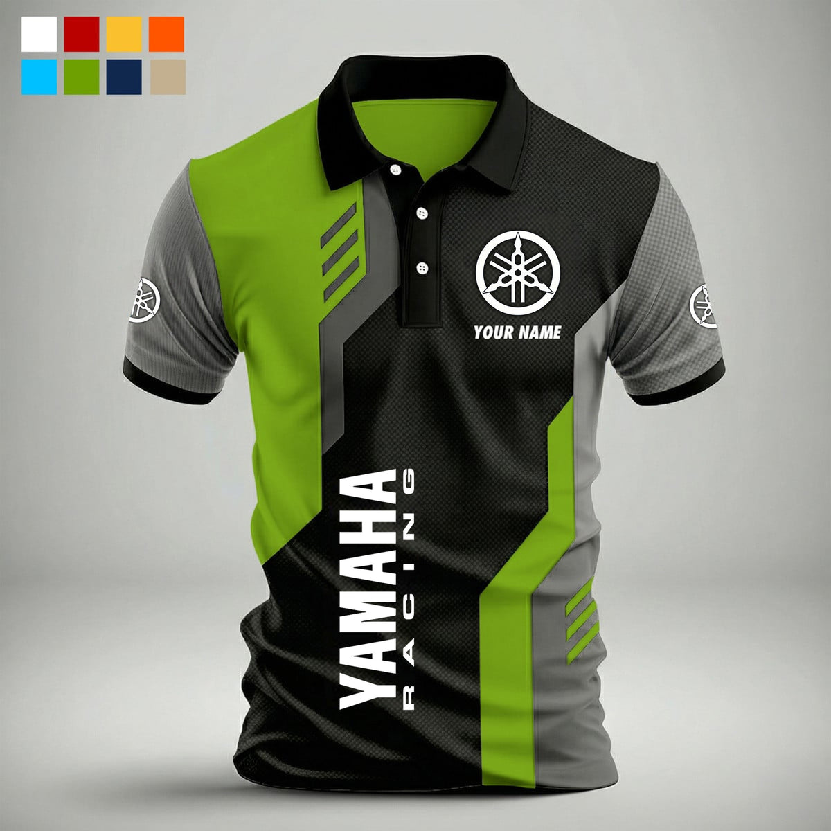3D All Over Printed Yamaha racing Polo Shirt Limited Edition PL25091