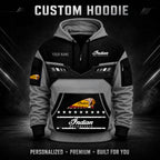 Indian Motorcycle Custom Quarter Zip Hoodie HD26091