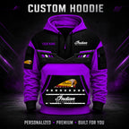 Indian Motorcycle Custom Quarter Zip Hoodie HD26091