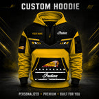 Indian Motorcycle Custom Quarter Zip Hoodie HD26091