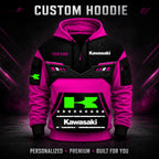 Kawasaki Custom Quarter Zip Hoodie HD29093