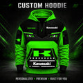 Kawasaki Custom Quarter Zip Hoodie HD29093