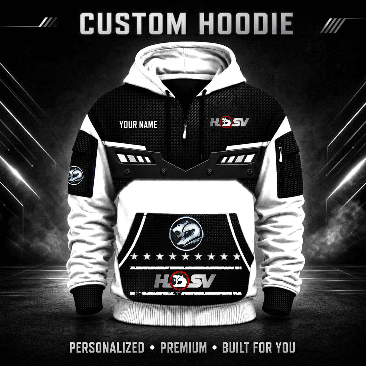 HSV Custom Quarter Zip Hoodie HD30091