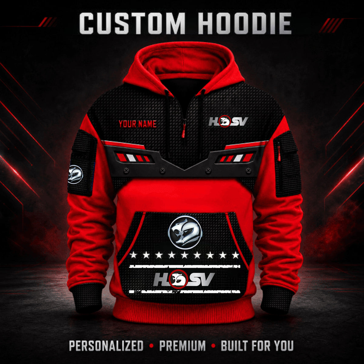 HSV Custom Quarter Zip Hoodie HD30091