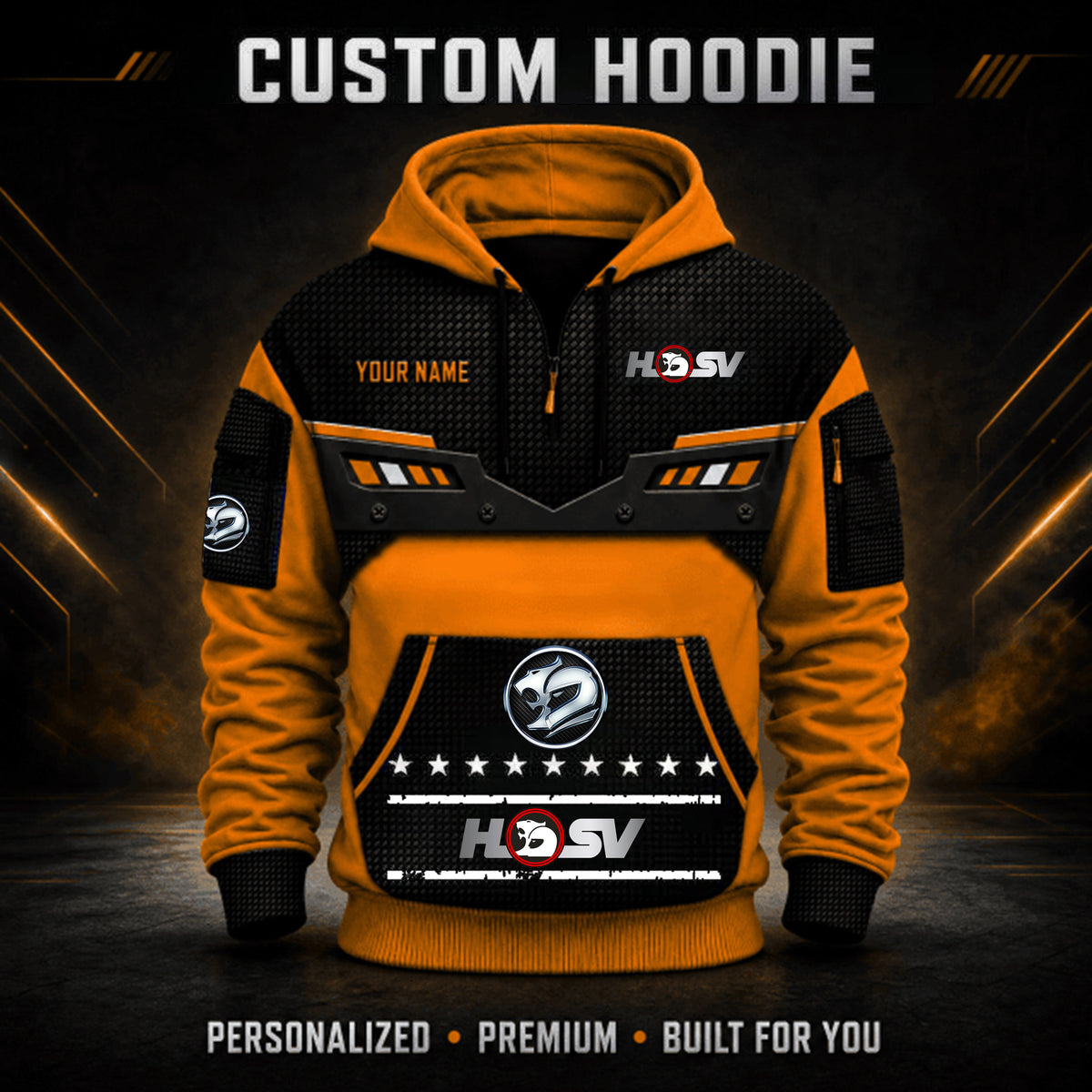 HSV Custom Quarter Zip Hoodie HD30091