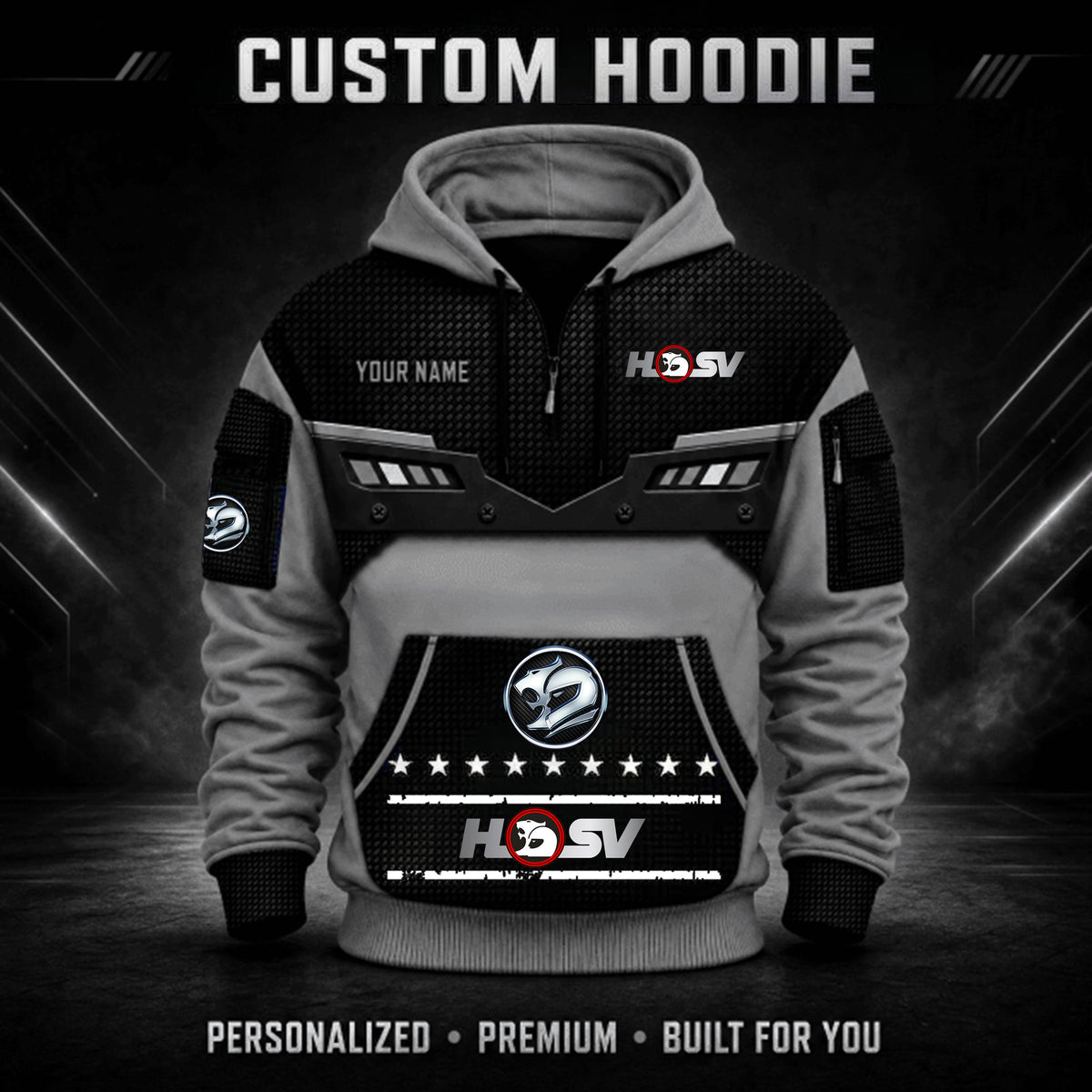 HSV Custom Quarter Zip Hoodie HD30091