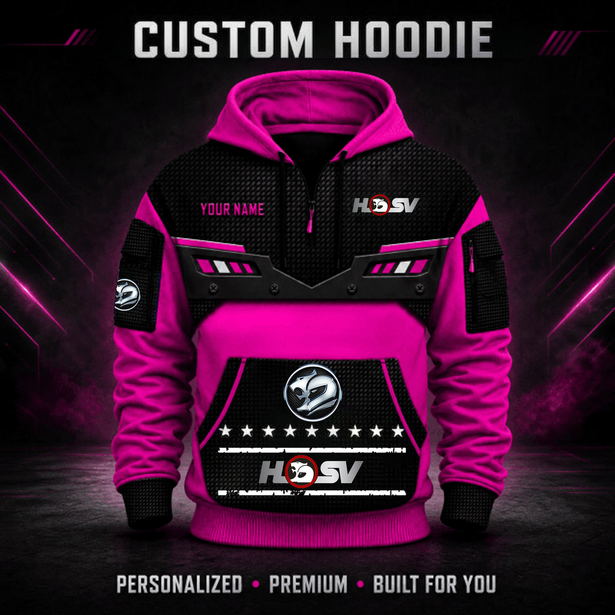 HSV Custom Quarter Zip Hoodie HD30091