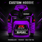 Suzuki GSX Custom Quarter Zip Hoodie HD011001